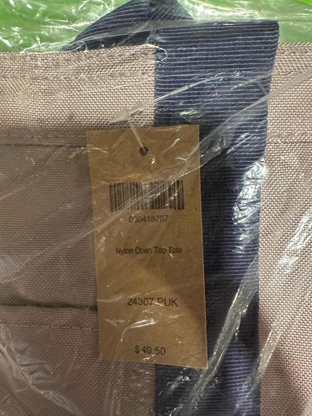 Duluth Trading Co Taupe Nylon Open Top Tote - Picture 3 of 4
